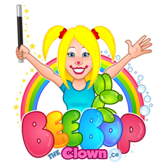 Beebop the clown original logo