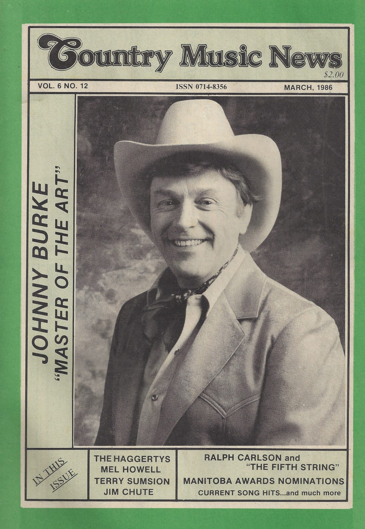 Ontario’s Country Music Pioneers: Johnny Burke – Country Music ...