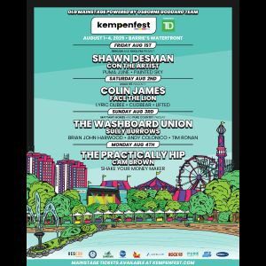 KEMPENFEST ANNOUNCES LINEUP